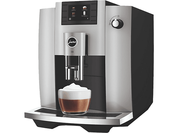 Cafetera superautomática - Jura 15440 E6 Platinum, 15 bar, 1.450 W, 2 tazas, WiFi, Plata