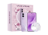 Móvil - vivo Bundle V70 FE, Muse Purple, 256GB, 8GB RAM, 6.83 AMOLED, Dimensity 7360-Turbo, 7000 mAh