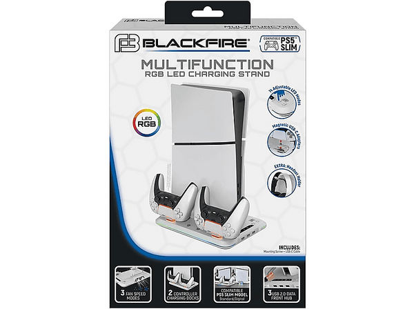 Accesorios PS5 - Ardistel Blackfire Multifunction RGB LED Charging Stand 121882