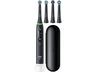 Cepillo eléctrico - Oral-B iO 6S, 5 modos, Seguimiento con app, Pantalla interactiva, Sensor de presión, 4 cabezales, Negro mate, Edición Navidad