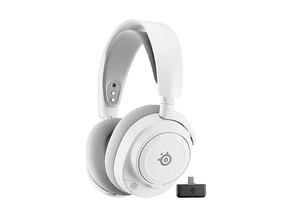 Auriculares gaming - SteelSeries Arctis Nova 7 Gen 2, +50h Autonomía, 2,4 GHz inalámbrico + Bluetooth, Blanco