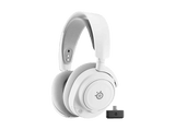 Auriculares gaming - SteelSeries Arctis Nova 7 Gen 2, +50h Autonomía, 2,4 GHz inalámbrico + Bluetooth, Blanco