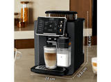 Cafetera superautomática - Krups Sensation Milk EA912B, 15 bar, 1450 W, 1.7 L, 6 modos, 2 tazas, Depósito de leche 0.3 L, Táctil, Gris