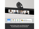 Webcam - Logitech Brio 300, Full HD, Micrófono con reducción de ruido, USB-C, Corrección de luz, Windows, Mac, Obturador de privacidad, Negro