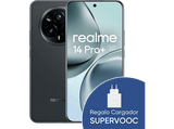 Móvil - realme 14 Pro+, Gris, 256 GB, 8 GB RAM, 6.83 Curva cuádruple sin biseles, Qualcomm Snapdragon® 7s de 3.ª generación, 6000 mAh