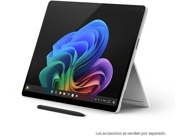 Convertible 2 en 1 - Microsoft Surface Pro Copilot+ PC,13", Snapdragon® X Elite 45 TOPS, 16GB RAM, 512GB SSD, Adreno GPU, Windows 11 Home, Platinum