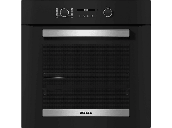 Horno - Miele H 2465 B Active, Multifunción, Parcialmente catalítico, 76 l, 59.5 cm, Perfect Clean, Negro obsidiana