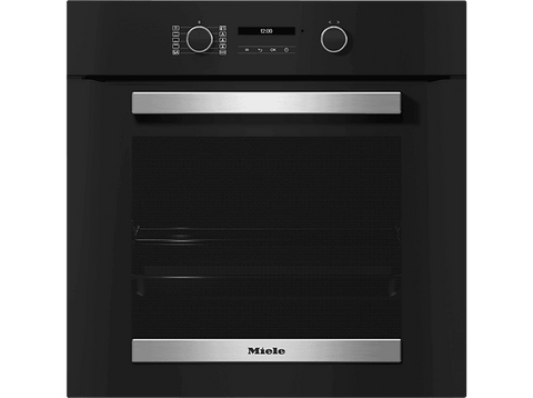 Horno - Miele H 2465 B Active, Multifunción, Parcialmente catalítico, 76 l, 59.5 cm, Perfect Clean, Negro obsidiana