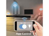 Bombilla inteligente - Hama GU10, WiFi, sin concentrador, 5,5W, compatible con Alexa y Google Assistant