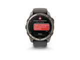 Reloj deportivo - Garmin FĒNIX® 8 PRO, 47mm, AMOLED, Correa de Silicona, Cristal de Zafiro, Buceo Certificado, Negro