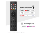 TV LED 50 - Hisense 50A6Q, UHD 4K, Quad Core/MT9603,  IA 4K Upscaler, Modo Juego Plus, Control por voz, Negro