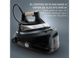 Centro de planchado - Rowenta Eco Steam Pro DG9662F0, 2800 W, 8 bar, 150 g/min, Golpe Vapor 600 g/min, 1.3 L, Suela Microsteam 400 HD 3D Laser, Negro