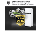 Frigorífico dos puertas - LG GTBV20SWZJD, No Frost, 168 cm, 266 l, DoorCOoling+™, Multi Air Flow™, Blanco