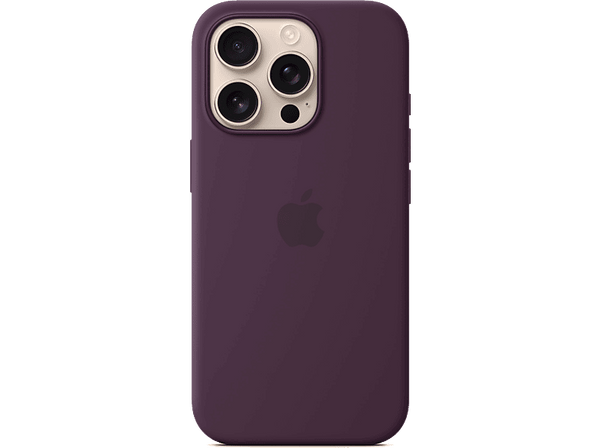 Apple Funda de silicona con MagSafe para iPhone 16 Pro, Ciruela