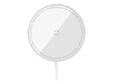 Cargador móvil inalámbrico - Baseus SIMPLE MINI3, 15W, Carga inalámbrica MagSafe y Qi, Plateado