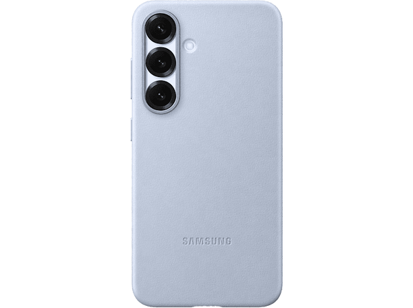 Funda - Samsung Kindsuit, Para Samsung Galaxy S25, Cuero Vegano, Azul Claro