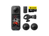 Cámara deportiva - Insta360 X5, 8K, 185 min Autonomía, Sensor 1/1,28, Triple Chip de Inteligencia Artificial, Negro