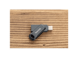 Memoria USB 256GB - Sandisk Ultra Dual Drive Go, USB-C, 2 en 1, USB-A, 3.2, OTG, 400 MB/s, Gris