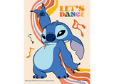 Póster 3D - Sherwood Lilo & Stitch - Let's Dance, Enmarcado, Licencia oficial Lilo & Stitch