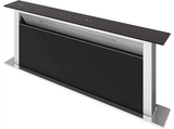 Campana decorativa - Haier I-Design HADD9SS6B, 4 Velocidades, 605 m3/h, Downdraft, 90 cm, Negro
