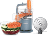 Procesador de alimentos - Kenwood MultiPro Go FDP22.130GY, 650 W, 1.3 l, Función 360° Express Serve, Compacto, Azul