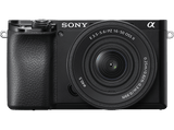 Cámara EVIL - Sony  Kit Alpha 6100 (ILCE6100L) + Objetivo  SELP16502 + Tarjeta SD 64GB, 24.2MP, Wi-Fi