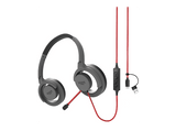 Auriculares gaming - Vieta Ventus, Circumaurales, Cable, Micrófono, Negro