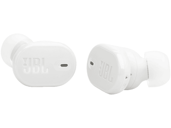 Auriculares True Wireless - JBL Tune Buds 2, 48 h Autonomía, IP54, Cancelación de ruido, Ergonómico, Blanco