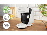 Cafetera de cápsulas - Bosch Tassimo Style TAS114E, 3.3 bar, 0.7 l, 1.400 W, Intellibrew, Tamaño Compacto, Sostenible, Blanco