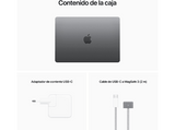 Apple Macbook Air (2023) 13.6 Retina,  Chip M2 Apple,  CPU de 8 núcleos, GPU de 8 núcleos, 16 GB RAM, 256GB de SSD, Gris Espacial