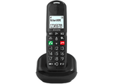 Teléfono - Alcatel XL685 Single, Análogo, Teclas Grandes, Compatible con Audífonos, Negro