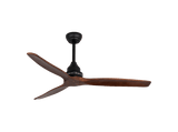 Ventilador de techo - Cecotec EnergySilence Aero 580, 70 W, 3 Aspas, 3 Velocidades, Verano/Invierno, Marrón