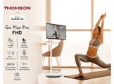 Pantalla - Thomson 27FE7M45/GO PLUS PRO Full-HD, Táctil, WiFi6, Control por Voz, 4h Autonomía, Cámara, Blanco