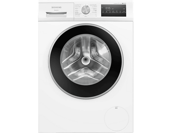 Lavadora carga frontal - Siemens WM14N292EP, 9 kg, 1400 rpm, 14 programas, SmartFinish, Motor iQdrive, Blanco