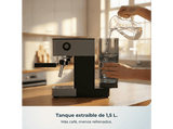 Cafetera express - Cecotec Cafelizzia 690 Grey, 20 bares, 1230-1465 W, Thermoblock, Vaporizador, 1,5 L, Gris