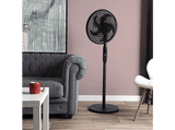 Ventilador de pie - Jata JVVP3063, 50 W, 3 Velocidades, Altura Ajustable, Caudal 3540 m³/h, Estancias de hasta 25 m², Negro
