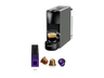 Cafetera de cápsulas - Nespresso® Krups XN110B Essenza Mini, 1310 W, 19 Bar, 0.6 L, Calentamiento en 25 s, Apagado automático, Gris