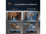 TV QD-OLED 77 -  Sony BRAVIA XR 77A95L, 4KHDR120, TDT HD, HDMI 2.1 Perfecto PS5, Google TV, Alexa, Bluetooth, Eco, BRAVIA Core, Dolby Atmos / Vision