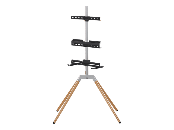 Soporte TV - One For All WM 7476, Para TV de 32 "- 70 ", 400x400, Giratorio 360º, Incluye Soporte Universal para Barra de Sonido, Roble