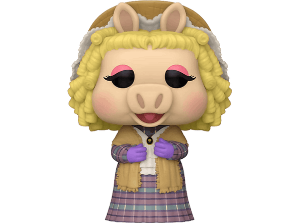 Figura Funko Pop! - Movies: The Muppet Christmas Carol - Mrs Cratchit (Miss Piggy), Vinilo, 9 cm