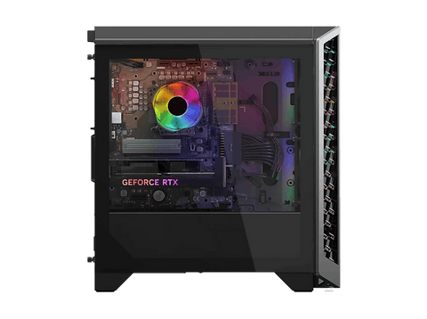 PC gaming - Lenovo LOQ Tower 26ADR10,  AMD Ryzen™ 7 8745HX, 16GB RAM, 512GB SSD, GeForce RTX™ 5060 Ti, Windows 11 Home, Negro
