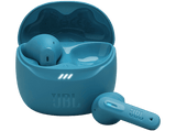 Auriculares True Wireless - JBL Tune Flex 2, 48 h Autonomía, IP54, Cancelación de ruido, Ergonómico, Turquesa