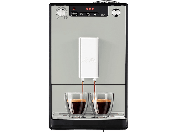 Cafetera superautomática - Melitta E 950-777, 1400 W, 2 tazas, Sistema extracción aroma, Inox
