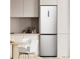 Frigorífico combi - Hisense RB390N4BCC, No Frost, 186 cm, 304 l, Micro Vents Cooling, Motor Inverter, Inox