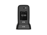 Móvil - SPC Harmony 2, 4G, Para mayores, Teclas grandes, Botón SOS, Compatible audífonos, Volumen 104dB, Radio FM, Linterna, Base de carga, Negro