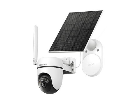 Cámara de vigilancia IP - TP-Link Tapo C615G Kit, DCI 2K, 3MP, Función de visión nocturna a Color, Rotación 360º, Exterior, Blanco