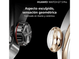 Smartwatch - Huawei Watch GT5 Pro 46mm, Llamadas BT, Respuesta con Teclado, 14 días batería, Compatible iOS/Android, Correa Fluoroelastómero Negro