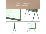 TV QLED 43 - Samsung The Serif TQ43LS01DBUXXC, UHD 4K, Quantum Processor 4K, Smart TV, DVB-T2 (H.265), Verde