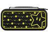 Funda - PDP Travel Case Plus Glow Stars, Para Nintendo Switch, Con cremallera, Negro y amarillo