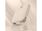 Powerbank - CellularLine GLAM, 10000 mAh, 20W, USB A + Tipo C, Blanco